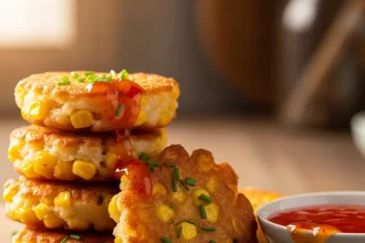 Golden Bites: The Art and Taste of Sweet Corn Fritters