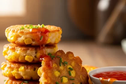 Golden Bites: The Art and Taste of Sweet Corn Fritters