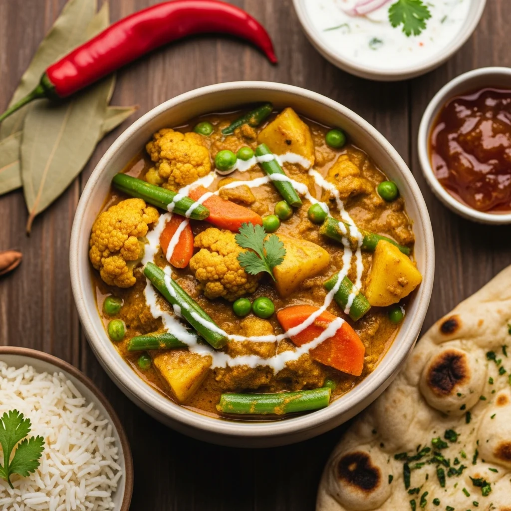 Vegetable Korma: Creamy Delight from Indian Cuisine Unveiled