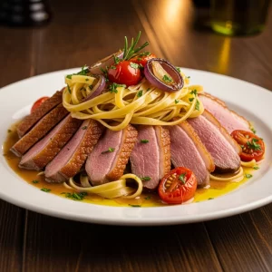 Duck Tagliati Unveiled: A Savory Slice of Italian Elegance