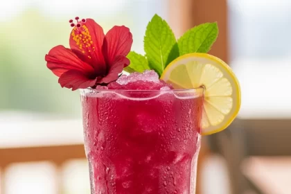 Chill Out with Refreshing Frozen Hibiscus Lemonade Delight