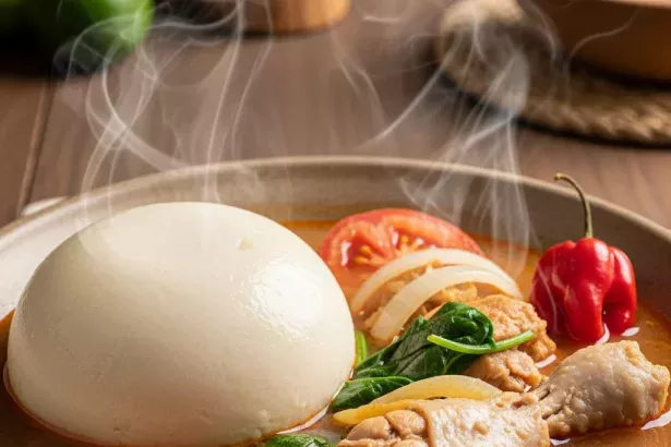 Fufu with Light Soup: A Flavorful West African Classic