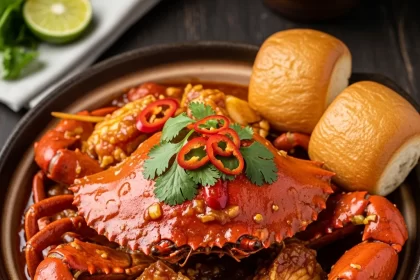 Savoring Singapore's Iconic Chili Crab: A Spicy Seafood Delight