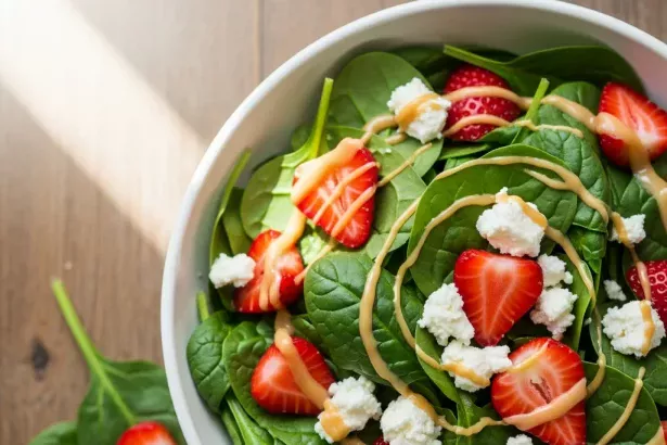 Spinach and Strawberry Salad: The Ultimate Fresh Flavors Unite