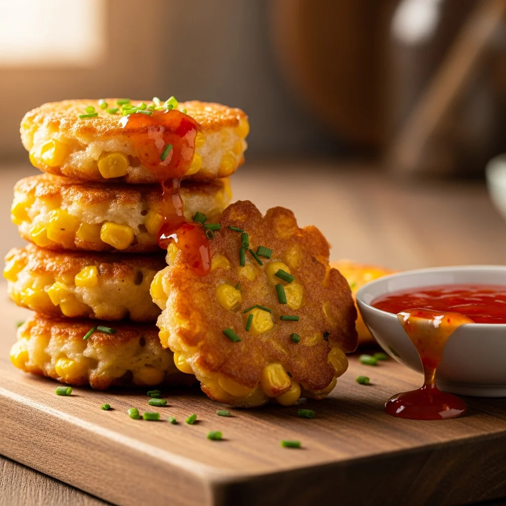 Golden Bites: The Art and Taste of Sweet Corn Fritters