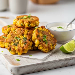 Golden Bites: The Art and Taste of Sweet Corn Fritters