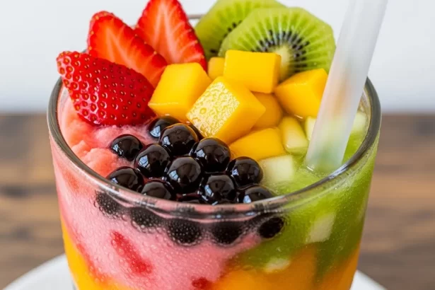 Bursting Flavors: The Rise of Refreshing Fruit Bubble Tea