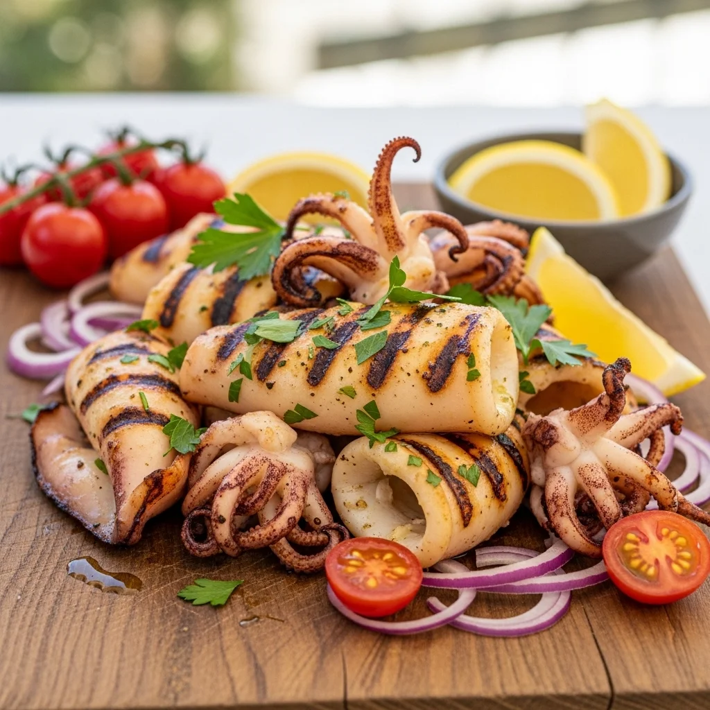 Savor the Sea: Mastering the Art of Grilled Calamari