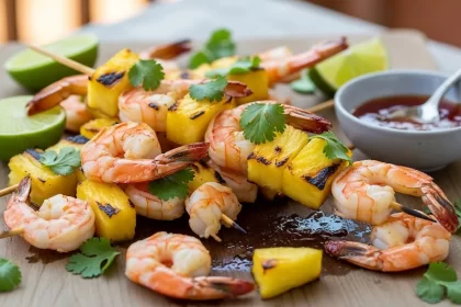 Tropical Delight: How to Make Shrimp and Pineapple Skewers