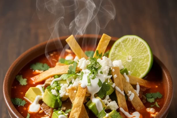 Savoring Sopa de Tortilla: Mexico's Classic Tangy Delight