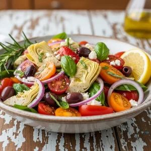 Tuscan Artichoke Tomato Salad: A Fresh Mediterranean Delight