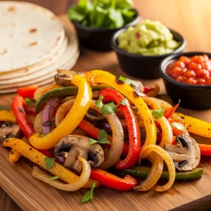 Sizzling Vegetarian Fajitas: A Flavorful Meatless Fiesta