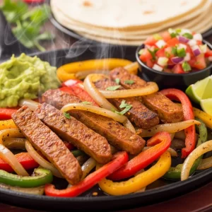 Sizzling Vegetarian Fajitas: A Flavorful Meatless Fiesta