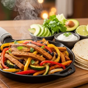 Sizzling Vegetarian Fajitas: A Flavorful Meatless Fiesta