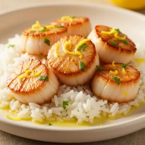 Zesty Lemon Butter Scallops: A Citrus-Kissed Seafood Delight