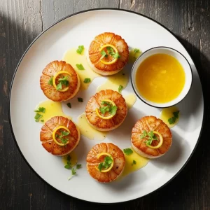 Zesty Lemon Butter Scallops: A Citrus-Kissed Seafood Delight