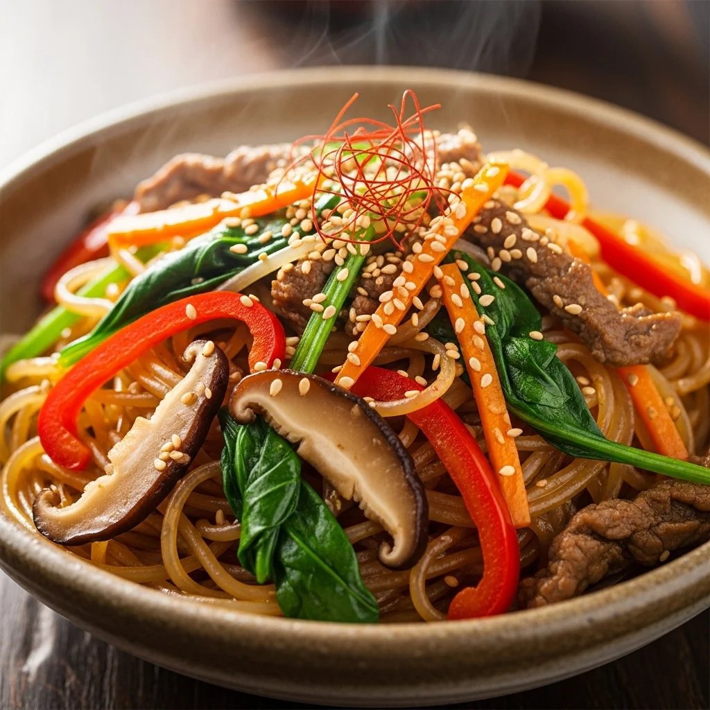 Unlock the Secrets of Authentic Korean Japchae Noodles Recipe