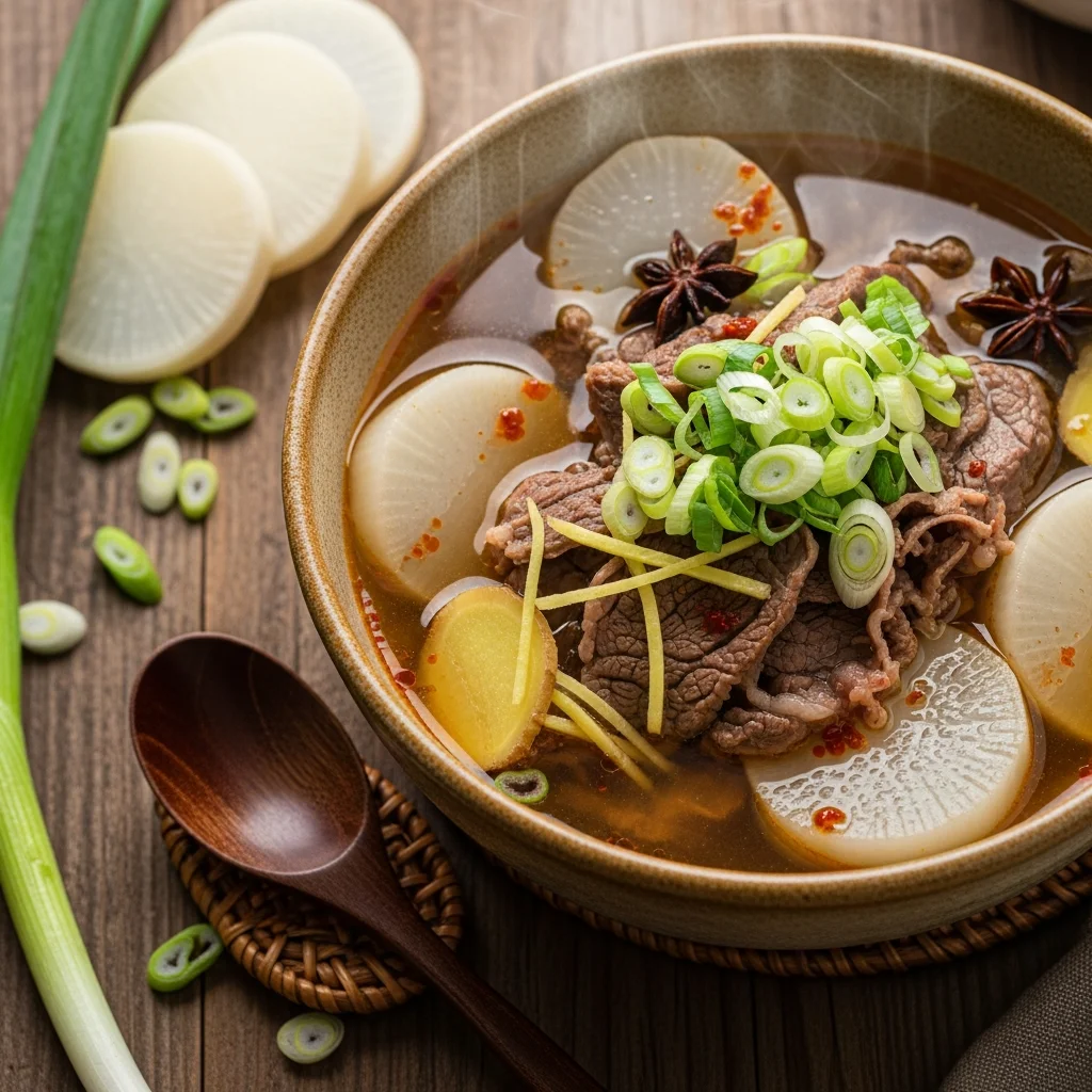 Hearty Harmony: Discover the Richness of Beef and Daikon Soup