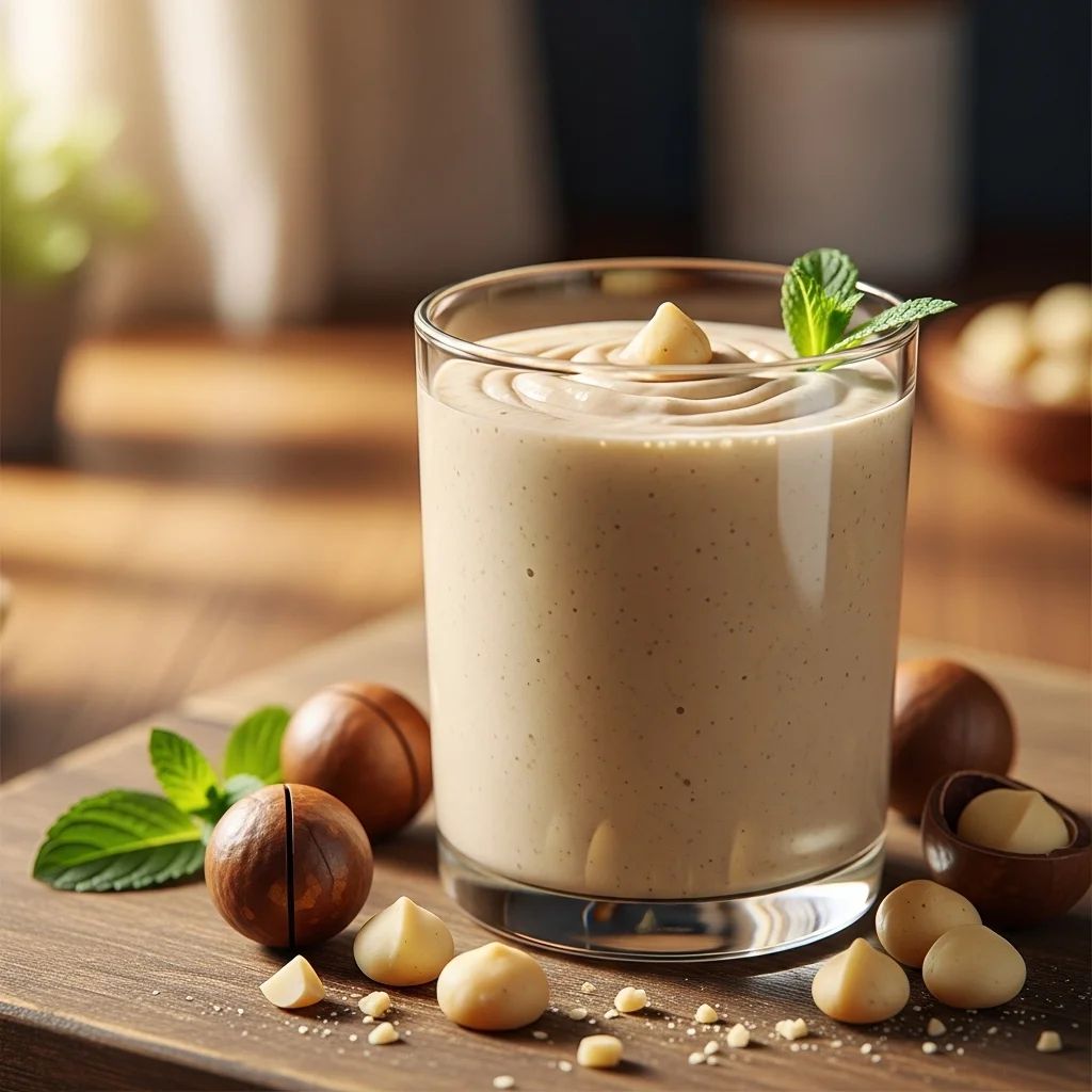 Creamy Keto Macadamia Nut Smoothie: Low-Carb Delight