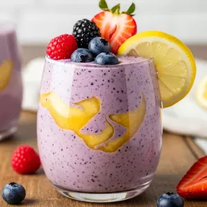 Zesty Keto Lemon Berry Smoothie: Fresh, Low-Carb Delight
