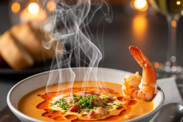 Decadent Seafood Bisque: Crab, Shrimp & Lobster Delight