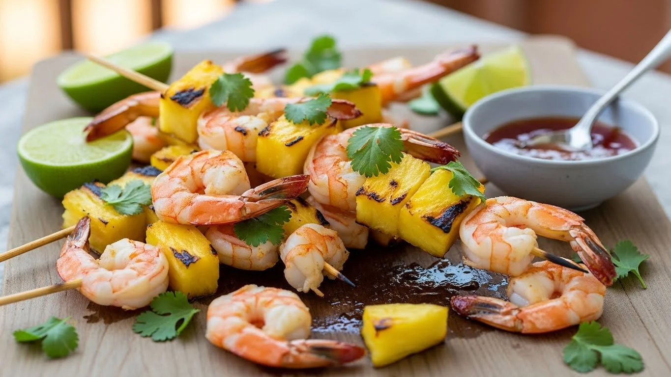 Tropical Delight: How to Make Shrimp and Pineapple Skewers