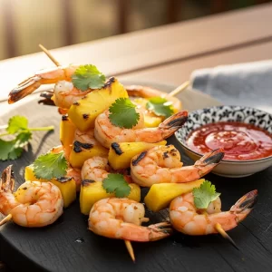 Tropical Delight: How to Make Shrimp and Pineapple Skewers