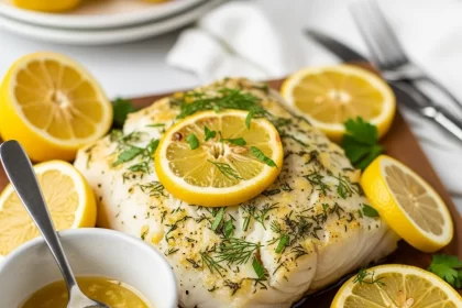 Zesty Lemon Butter Baked Cod: A Deliciously Simple Feast