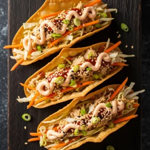 Crispy Asian Chicken Wonton Tacos: A Flavorful Fusion Feast