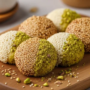 Barazek: The Crispy Middle Eastern Sesame Cookie Delight