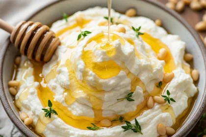 Creamy Whipped Ricotta with Honey: A Sweet Delight Unveiled