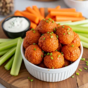 Crispy Cauliflower Buffalo Bites: A Spicy Veggie Delight