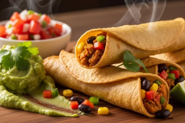 Crispy Vegan Taquitos: Plant-Based Flavor Unlocked!