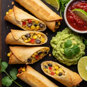Crispy Vegan Taquitos: Plant-Based Flavor Unlocked!