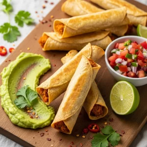 Crispy Vegan Taquitos: Plant-Based Flavor Unlocked!