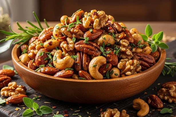 Herb-Infused Toasted Nuts: A Flavorful Snack Upgrade