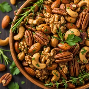 Herb-Infused Toasted Nuts: A Flavorful Snack Upgrade