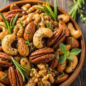 Herb-Infused Toasted Nuts: A Flavorful Snack Upgrade