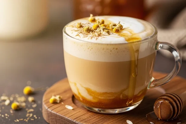 Sweet & Soothing Honey Chamomile Latte Recipe for Calm