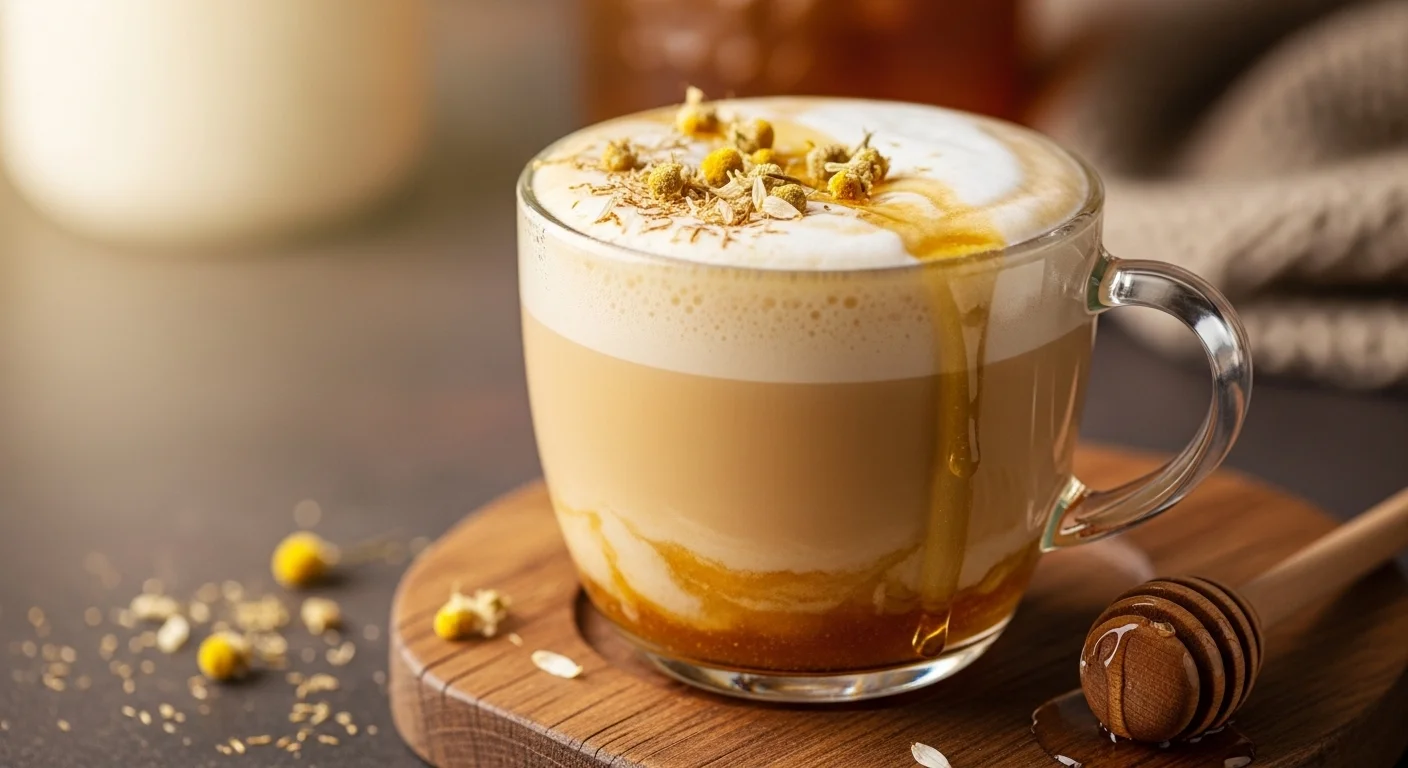 Sweet & Soothing Honey Chamomile Latte Recipe for Calm