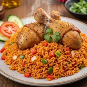 Savoring Jollof Rice with Chicken: A Flavorful Classic Dish