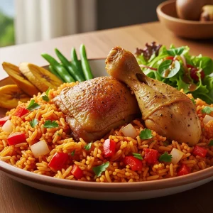 Savoring Jollof Rice with Chicken: A Flavorful Classic Dish