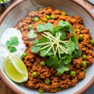 Keema Matar Magic: Spiced Minced Meat Meets Peas Delight