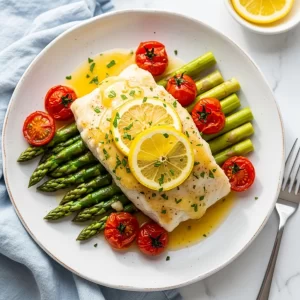 Zesty Lemon Butter Baked Cod: A Flavorful Seafood Delight
