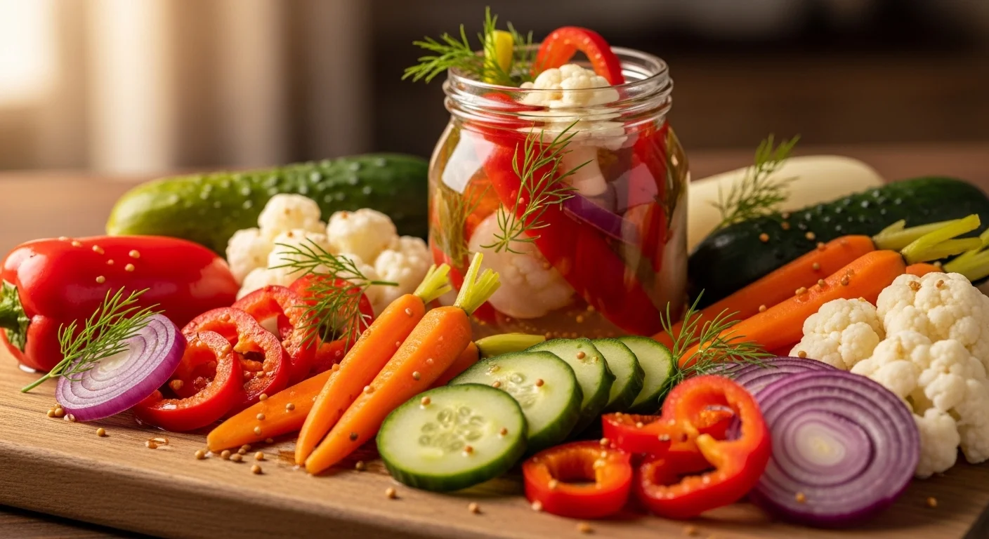 Crunchy and Tangy: The Art of Pickled Vegetables Unveiled
