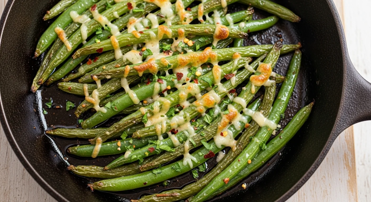 Crunchy Roasted Parmesan Green Beans: A Savory Delight