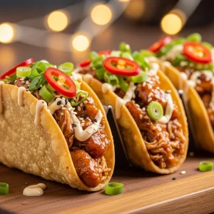 Crispy Asian Chicken Wonton Tacos: A Flavorful Fusion Feast