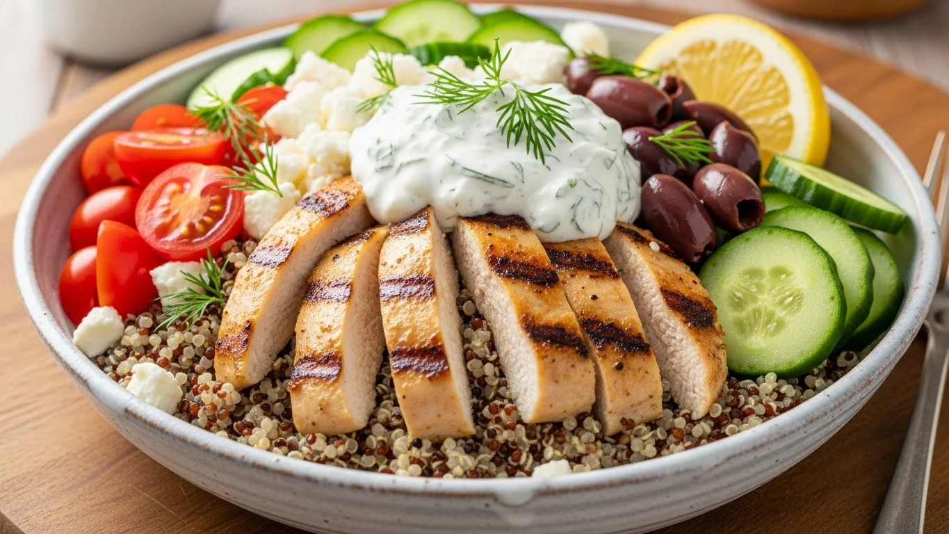 Healthy & Flavorful Greek Chicken Quinoa Bowl Recipe Guide