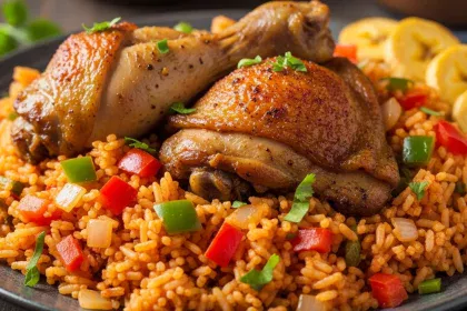 Savoring Jollof Rice with Chicken: A Flavorful Classic Dish
