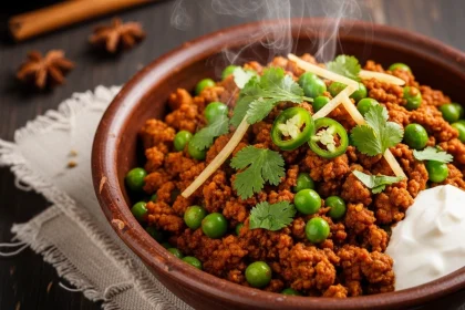 Keema Matar Magic: Spiced Minced Meat Meets Peas Delight
